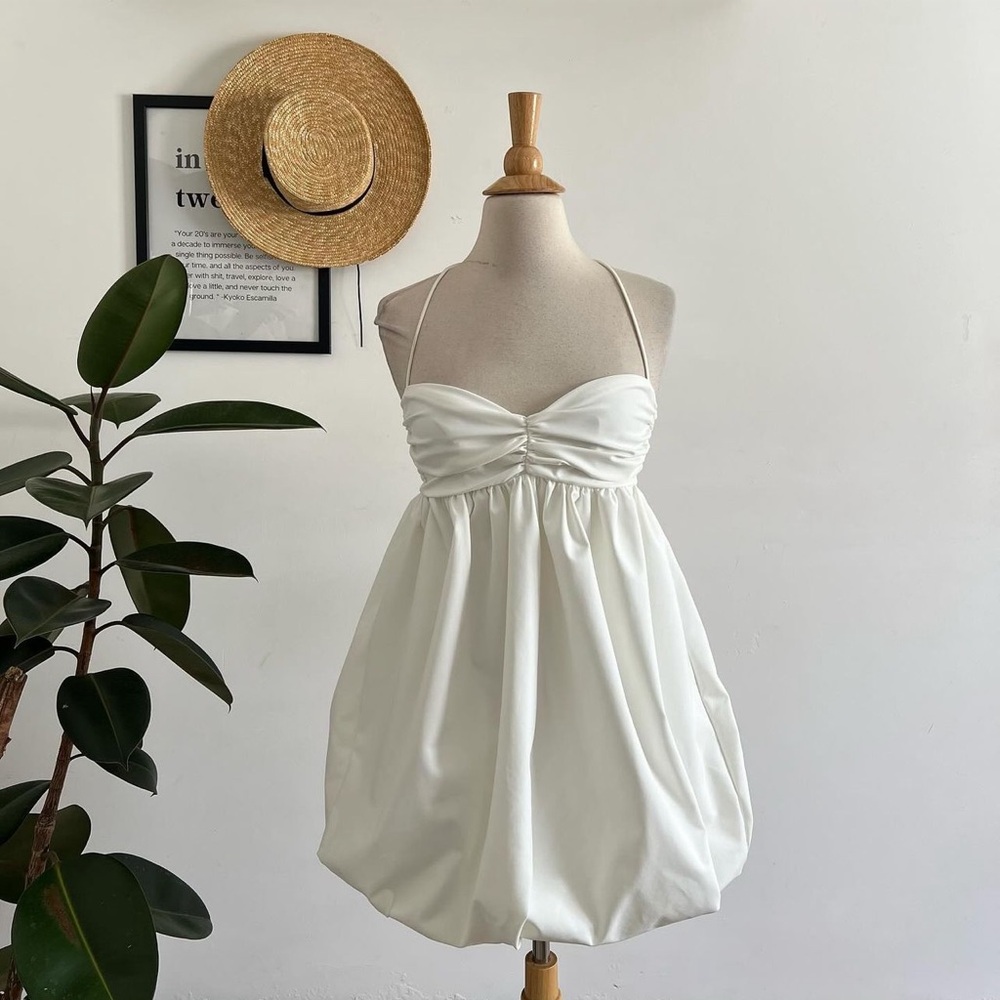 Zara Mixed Rib Poplin Balloon